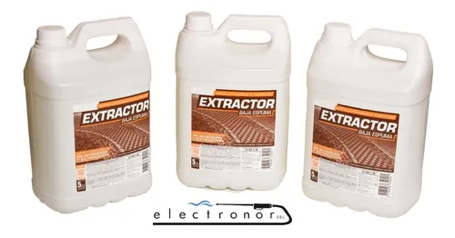 Lava Limpia Liquido Tapizado Alfombra Pisos Baja Espuma Extractor 5l - Imagen 2