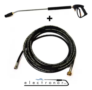 Manguera X 10 Mts + Lanza Completa Para Hidrolavadora Annovi 610 670 757 768 Italiana
