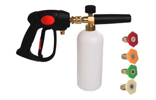 Pistola Corta + Foam Lance + Picos Para Hidrolavadora Anovvi 610 - Imagen 2