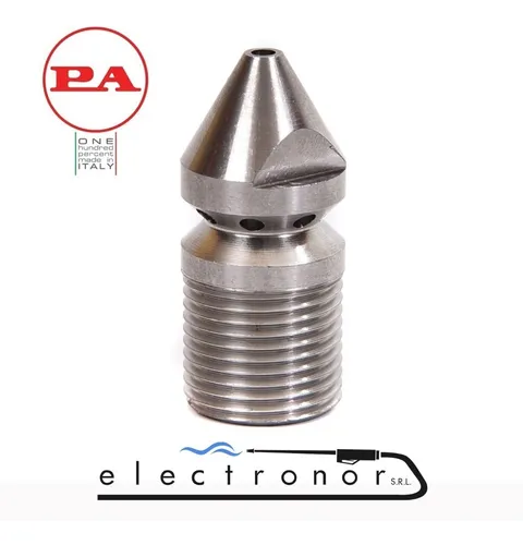 Pico Destapa Cañeria Inox para Hidrolavadora 9 Aujero Italiano Pa - Imagen 2