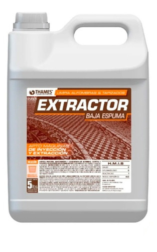 Limpia Alfombra Tapizado Thames Extractor Baja Espuma 5l - Imagen 2