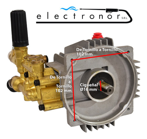 Cabezal Bomba Completa Hidrolavadora Lusqtoff Hl1500 Orig - Imagen 3