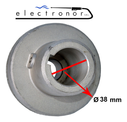 Manchon Y Campana 38-24mm Acople Motor Y Bomba Hidro 10hp - Imagen 7