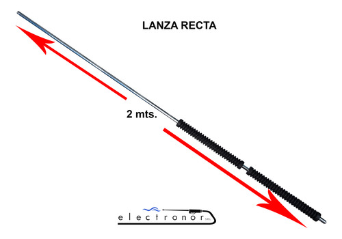 Lanza Recta Sola Sin Pistola Sin Pico Hidrolavadora 2 Metros - Imagen 2