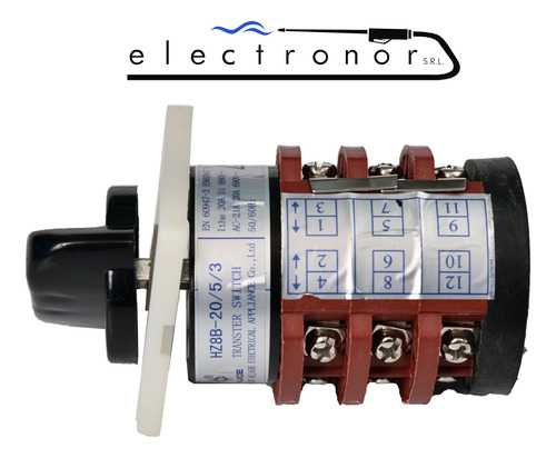 Interruptor Variador Voltaje Soldadora Gamma Mig 170 G2032 - Imagen 3