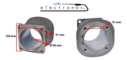 Cilindro Camisa Compresor Lusqtoff Lc10500 10hp V Marcas - Imagen 2