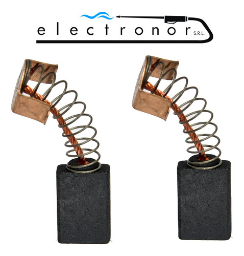 Juego Carbones Cepillo Electrico Garlopa Lusqtoff Cel 1050-9 - Imagen 2