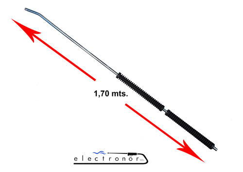Lanza Curva Sola Sin Pistola Sin Pico Hidrolavadora 1.70 Mts - Imagen 2