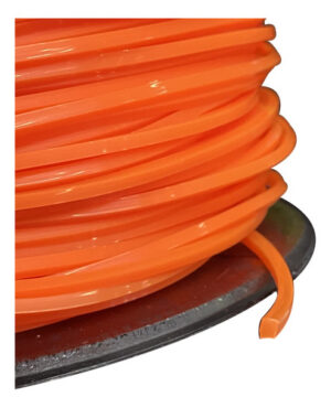 Tanza Desmalezadora Motoguadaña Lusqtoff Cuadrada 2,4mm Csi Color Naranja