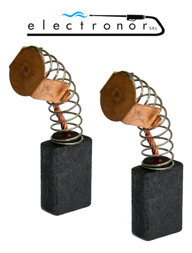 Juego Carbones Cepillo Electrico Garlopa Lusqtoff Cel 1050-9 - Imagen 3