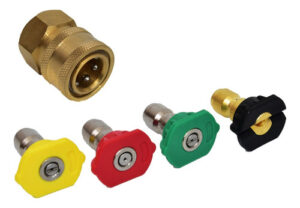 Set De Picos X4 Y Acople Rapido 1/4 Hidrolavadora V Marcas