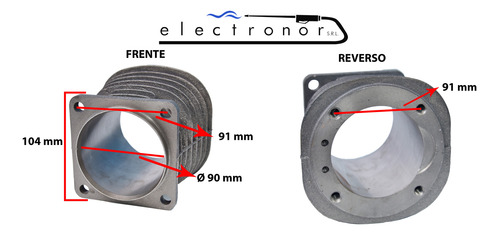 Cilindro Camisa Compresor Lusqtoff Lc10500 10hp V Marcas - Imagen 3
