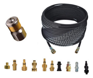 Manguera Destapa Cañerias Giratorio X 15mts Hidrolavadoras