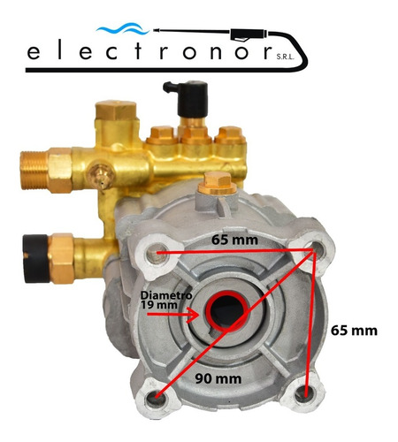 Bomba Completa Hidrolavadora Lusqtoff Lh 7.5 16l 205b Origin - Imagen 3