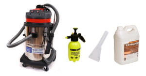 Combo Aspiradora Ind 2000w Lava Tapizados 60 L Polvo Liquido