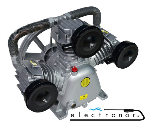 Cabezal Compresor 10 Hp 500 Litros Baja Baja Tricilindrico - Imagen 2