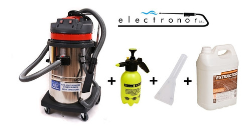 Combo Aspiradora Ind 2000w Lava Tapizados 60 L Polvo Liquido - Imagen 2