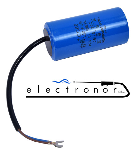 Capacitor De Arranque 250 Uf 450v Aparejo Gamma G2303 - Imagen 3