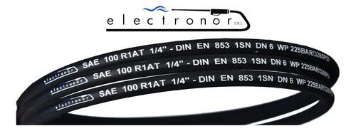 Rollo De Manguera Hidrolavadora R1 1/4 X 25 Mts Reforzada Azul,blanco,rojo, Negro - Imagen 4
