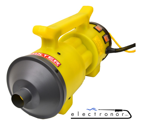 Turbina Peluqueria Canina Dixter Modelo 2802 2 Motores 2000w Amarillo - Imagen 4