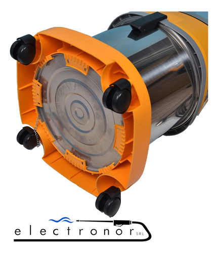 Combo Aspiradora Limpia Lava Tapizados 15l 1 Motor 1000w Plateado/naranja - Imagen 5
