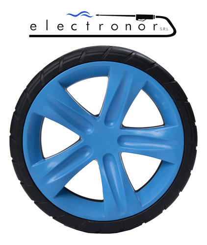 Ruedas Hidrolavadora Gamma 130 G2513ar X 2 Unidades Original Azul Acero - Imagen 2