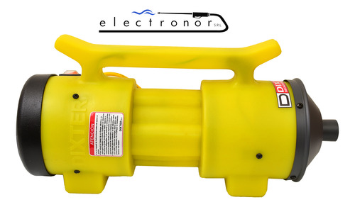 Turbina Peluqueria Canina Dixter Modelo 2802 2 Motores 2000w Amarillo - Imagen 5