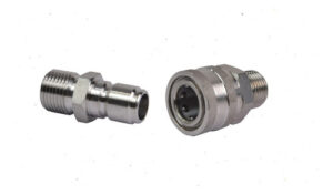 Kit Acople Rápido A Bolas 1/2 Y 1/2 M Hidrolavadora Inox