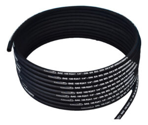 Manguera Hidrolavadora R2 1/4 X 10 Metros Reforzada Premium Negro Rojo Blanco Azul