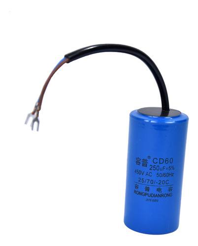 Capacitor De Arranque 250 Uf 450v Aparejo Gamma G2303