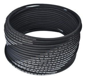 Manguera Hidrolavadora R1 1/4 X 35 Metros Reforzada Premium Negro Rojo Blanco Azul