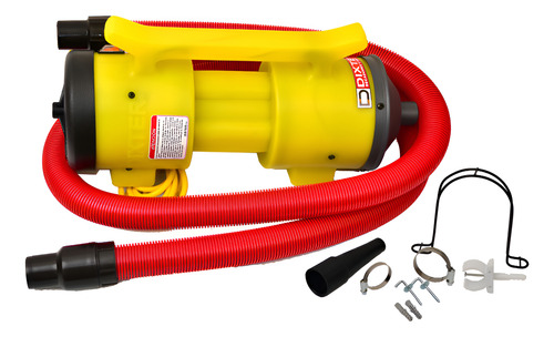 Turbina Peluqueria Canina Dixter Modelo 2802 2 Motores 2000w Amarillo