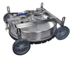 Lava Techos Pisos Giratorio Hidrolavadora Profesional Inox Plateado